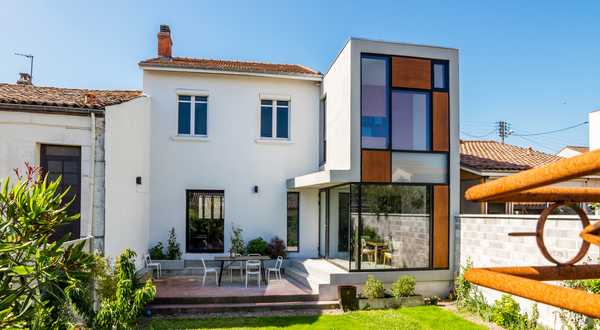 Extension d'une maison de ville réalisée par un architecte à Tours