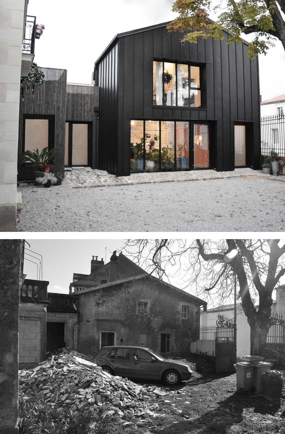 Energy renovation as part of the complete renovation of a house by an architect in Touraine