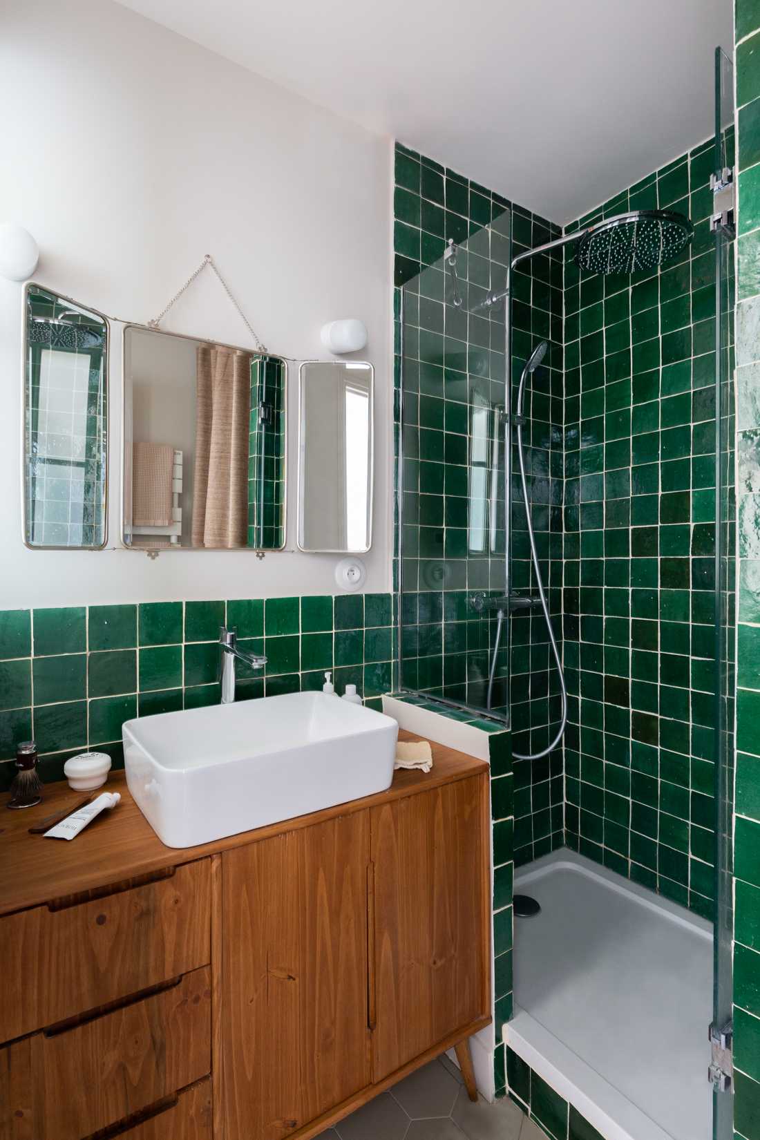 Relooking d'intérieur d'une salle de bain avec un décorateur d'intérieur en Touraine