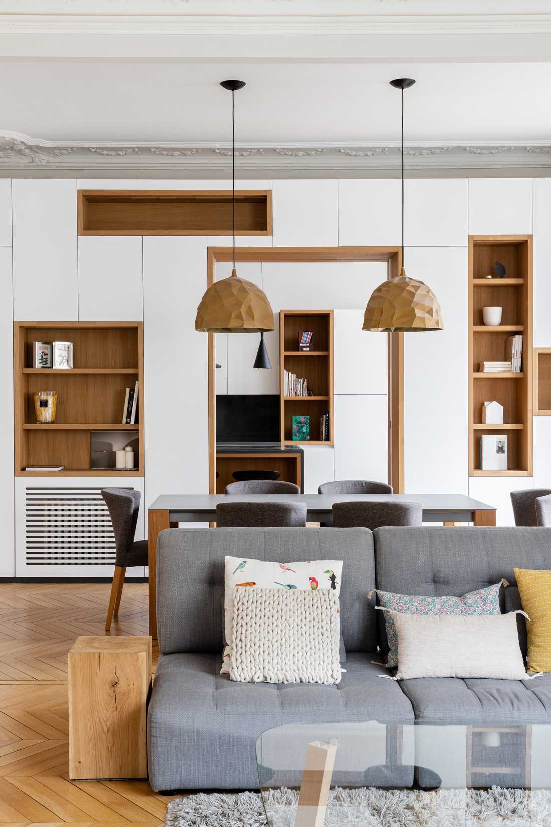 Modernisation d'un appartement haussmannien par un architecte d'intérieur à Tours