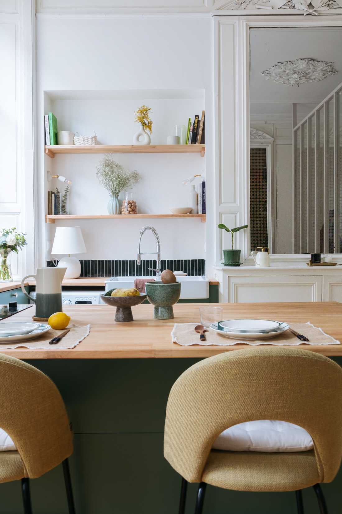 Relooking de la cuisine d'un appartement 2 pièces à Tours