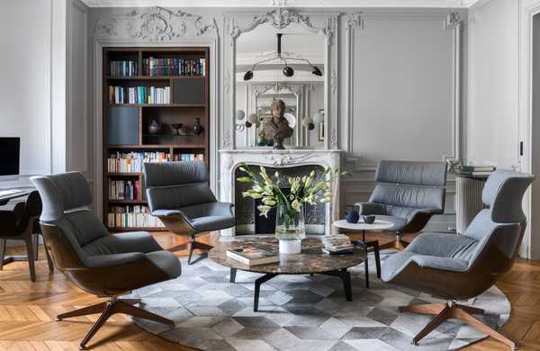 Revisiter un appartement haussmannien à Tours par un architecte d'intérieur