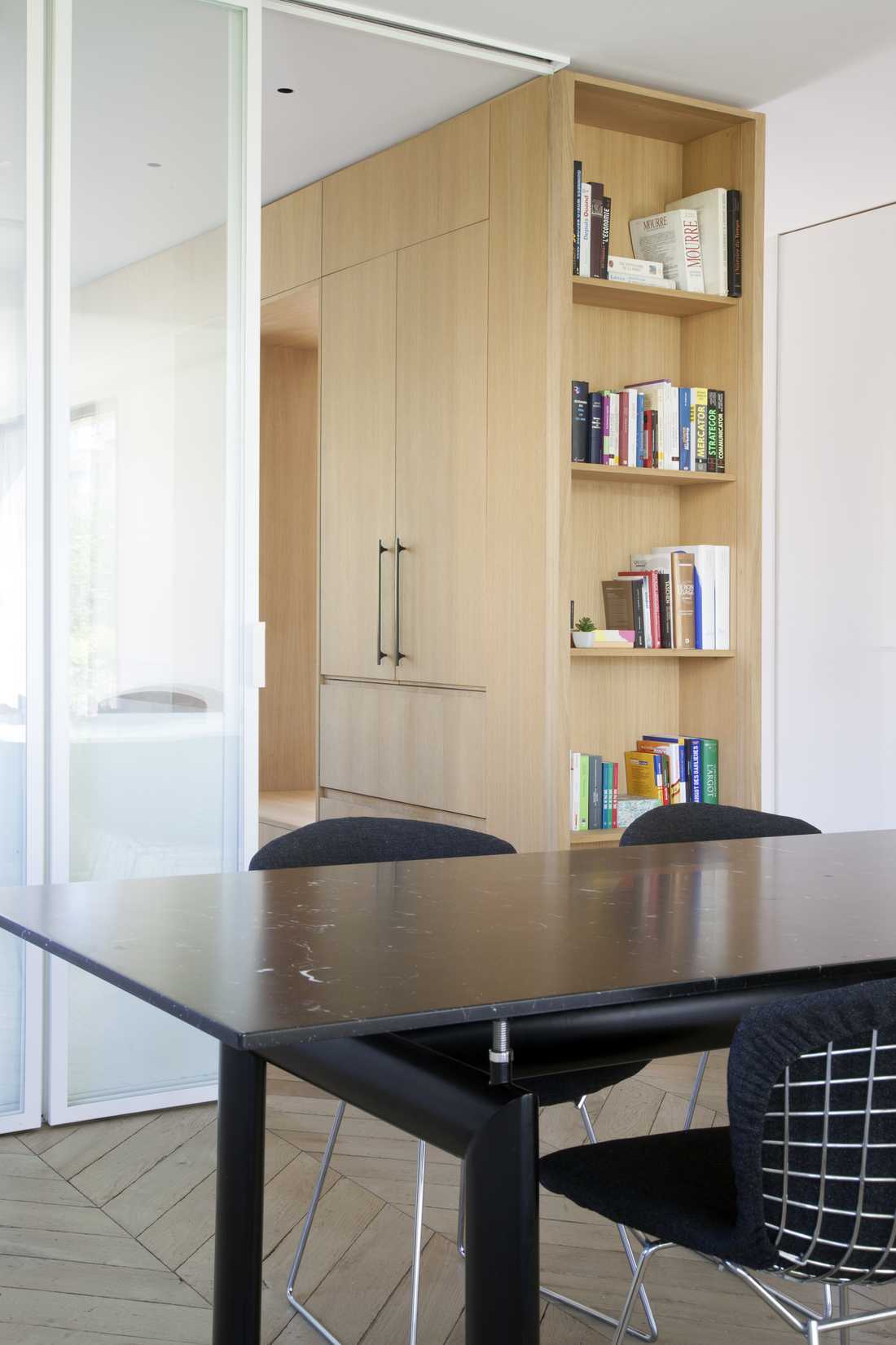 Salle à manger rénovée par un architecte d'intérieur à Tours