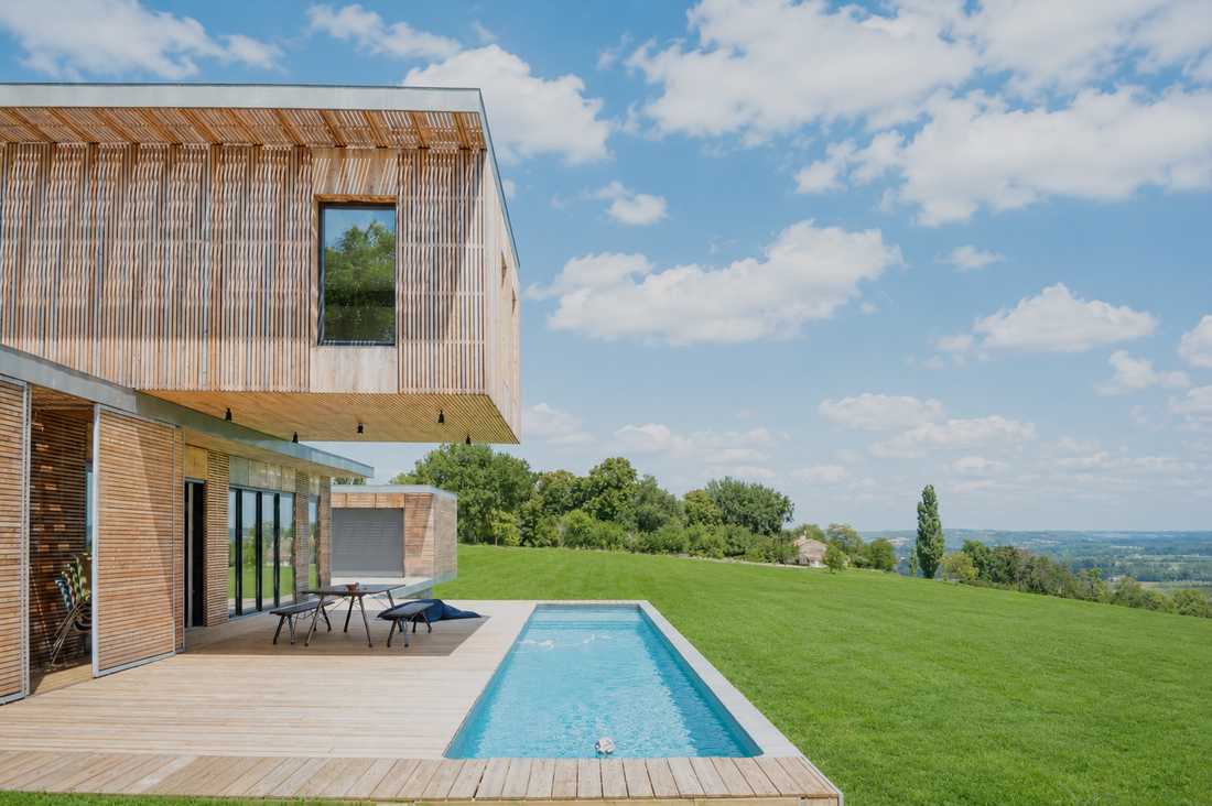 Maison d'architecte en bois
