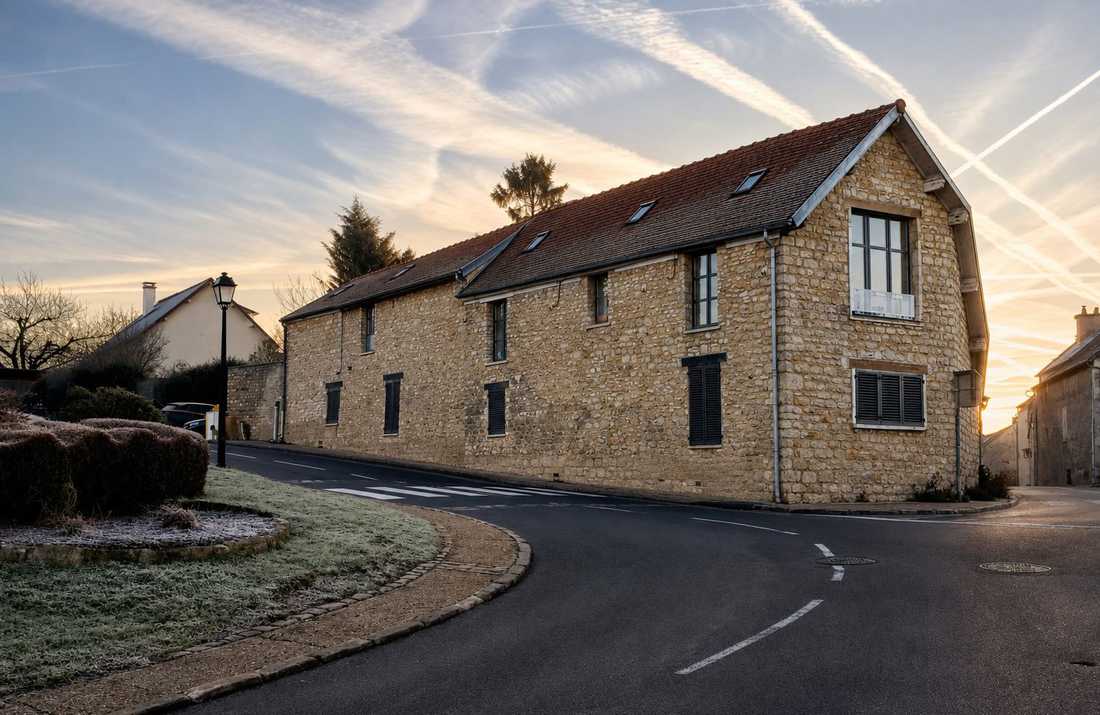 Restructuration d'une maison située dans un corps de ferme