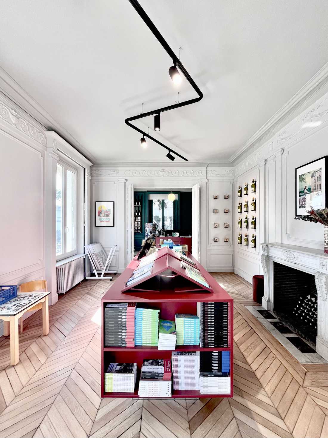Aménagement de la boutique d'un musée par un architecte d'intérieur à Tours