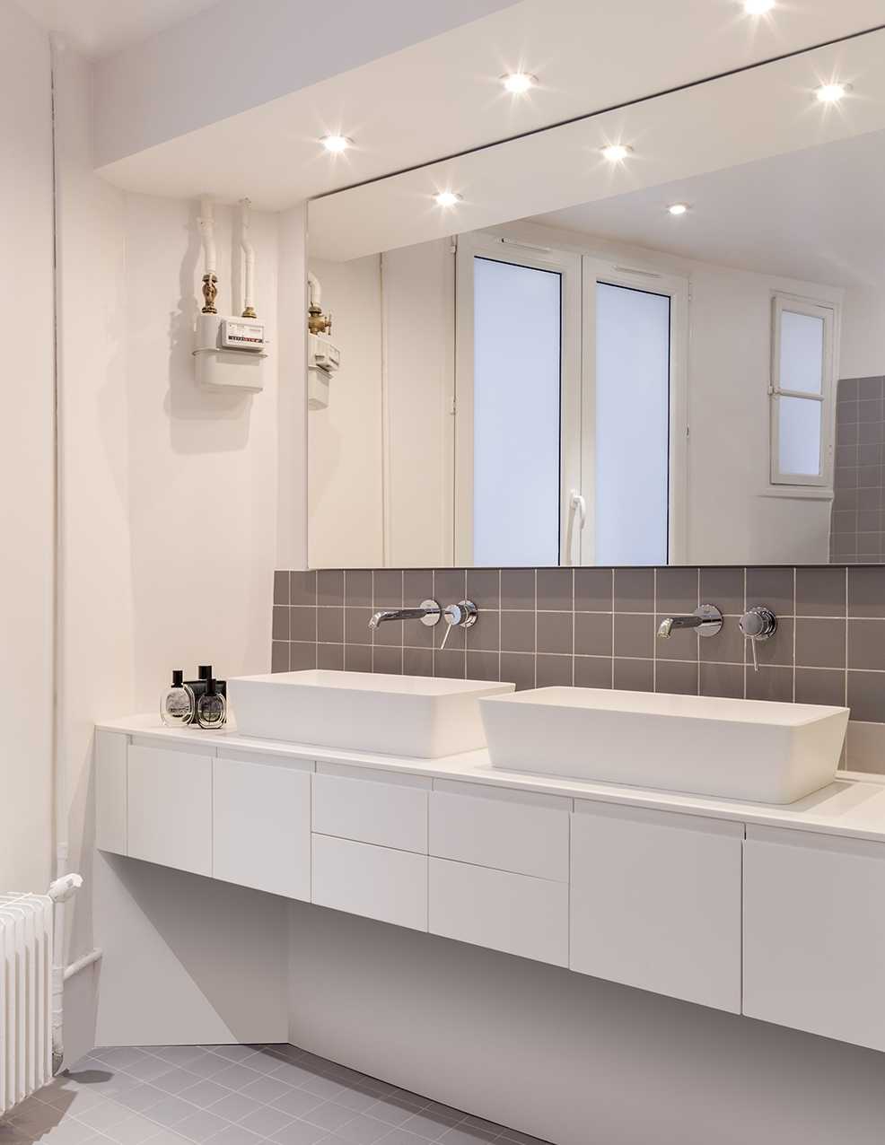 Salle de bain renovée par un architecte d'interieur à Tours