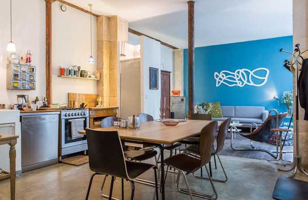 Relooking d'un appartement - loft en rez-de-chaussée par un décorateur d'intérieur à Tours