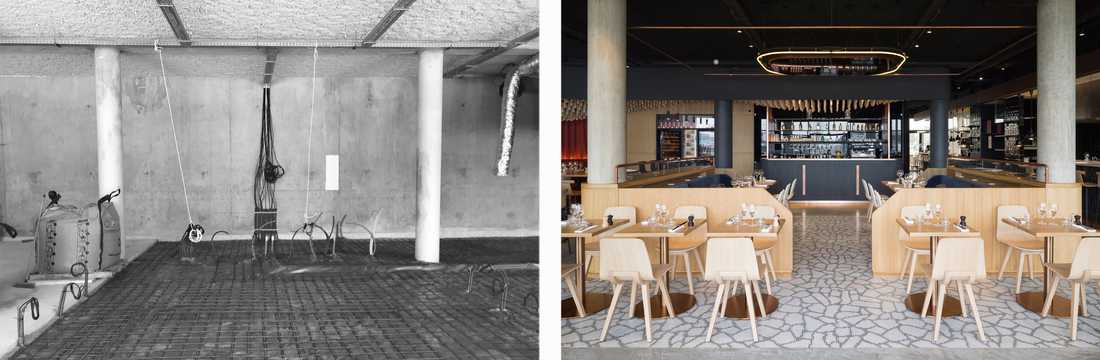 Avant-après : Aménagement d'un restaurant par un architecte intérieur à Tours
