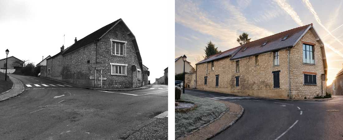 Rénovation d'un corps de ferme par un architecte en Centre-Val de Loire