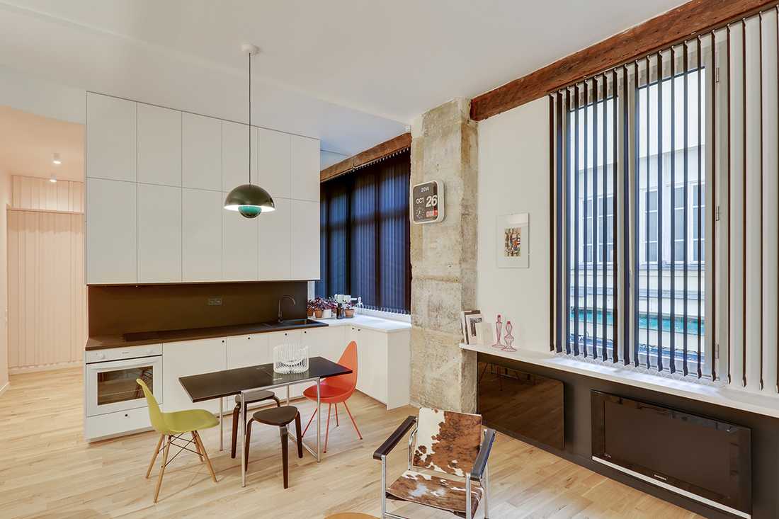 cuisine-ouverte-amenage-architecte-interieur à Tours