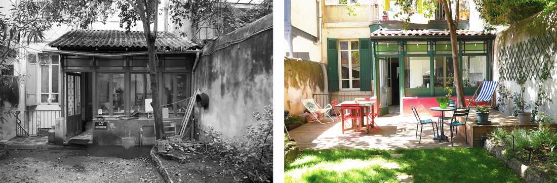 Rénovation du jardin d'une maison à Tours