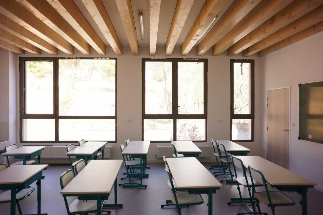 Salle de classe aménagée par un architecte à Tours