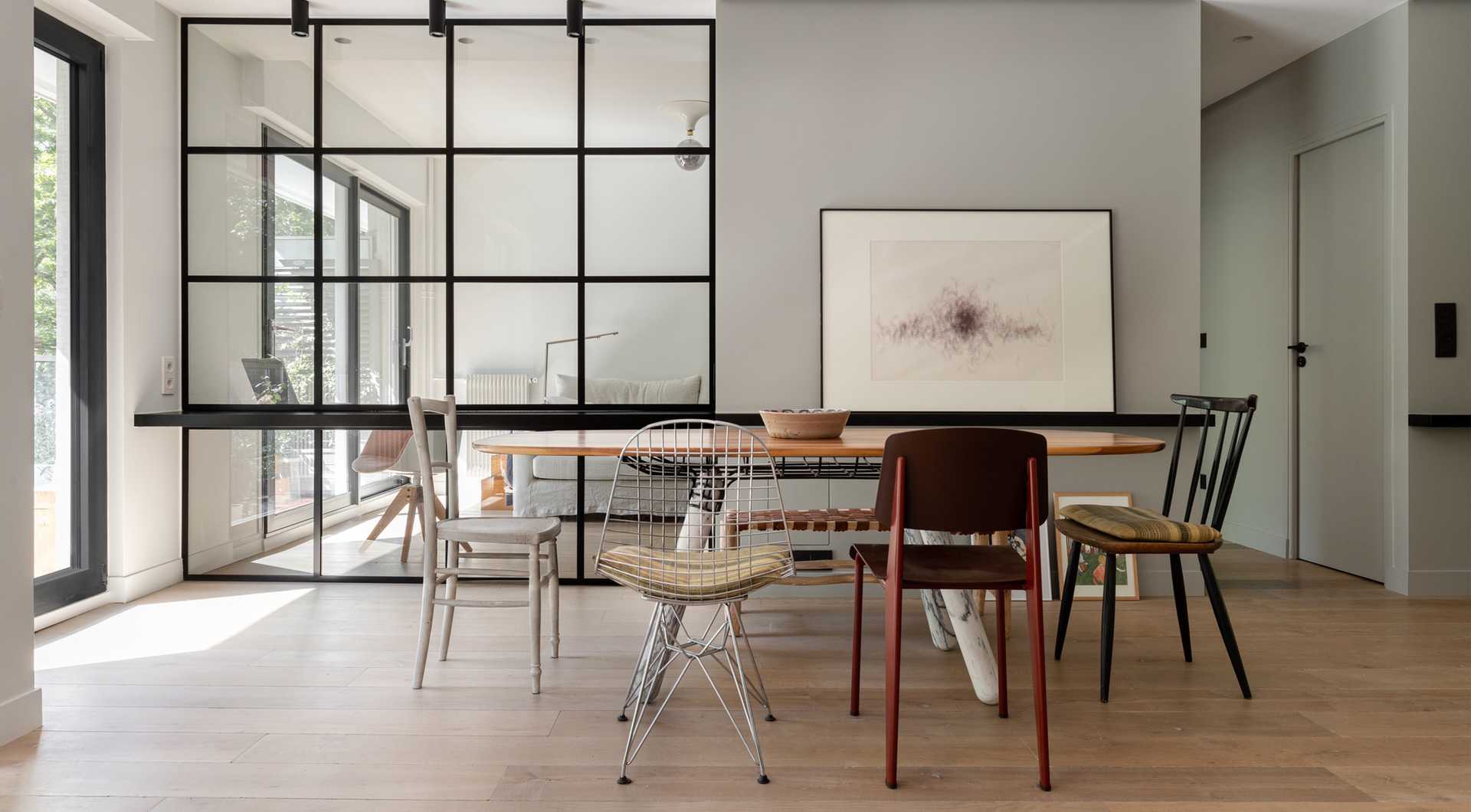 Interior decoration of a living room in Tours