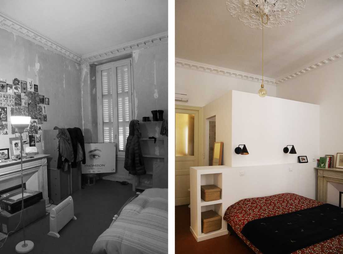 Rénovation d'une chambre par un architecte d'intérieur