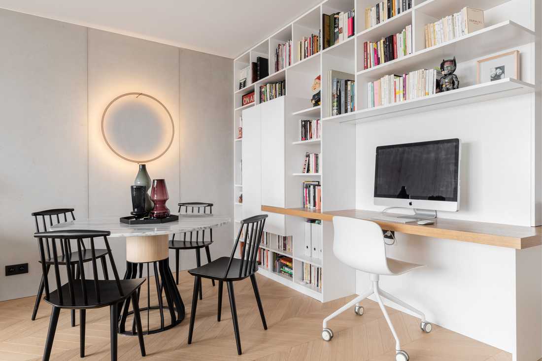 Interior design of a 47m² apartment