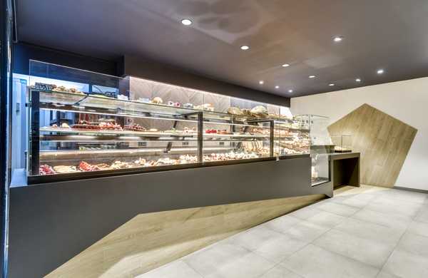 Rénovation intérieure d'une boulangerie par un architecte d'interieur à Tours