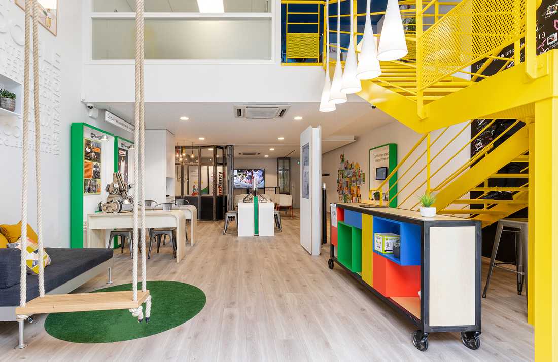 Aménagement d'un atelier numérique par un architecte à Tours